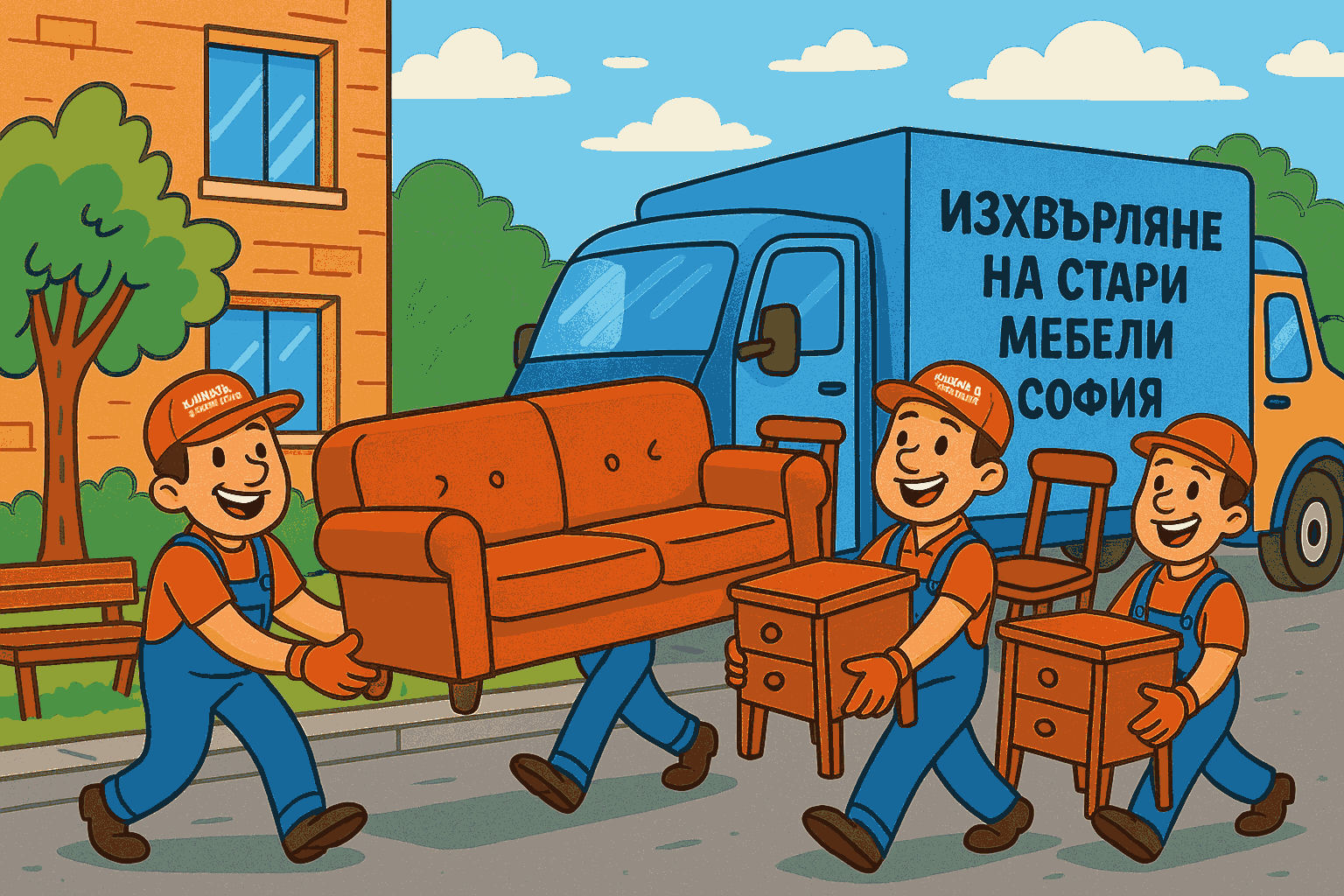 Изхвърляне на стари мебели София – бързо и сигурно извозване с лицензирани хамали